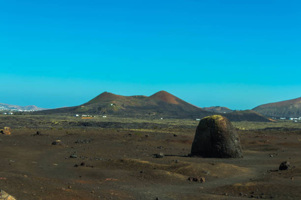 Breathtaking volcanic landscape in Lanzarote, Canary Islands
