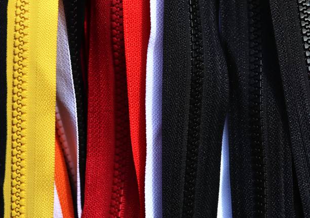 istock Detailed close up view on samples of cloth and fabrics in different colors found at a fabrics market 1268584702