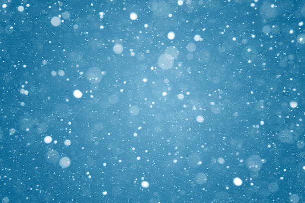 クリスマスと新年のための冬の雪の休日のお祝いの背景 - copy space snow blizzard storm ストックフォトと画像