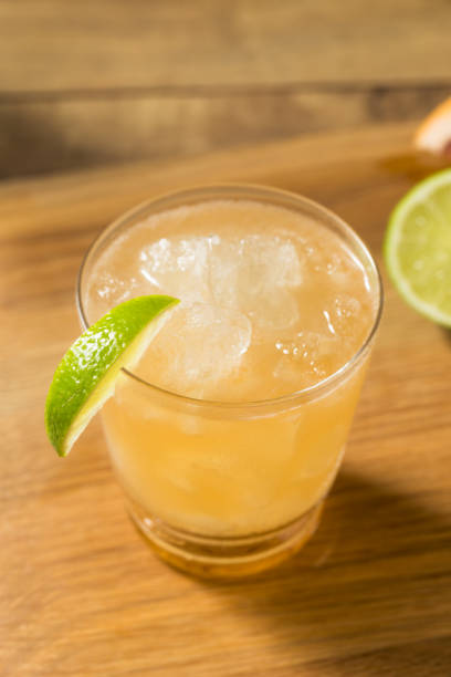 istock Boozy Refreshing Rum Navy Grog Cocktail 1268590311