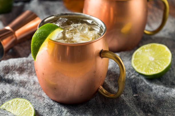 istock Boozy Bourbon Kentucky Mule Cocktail 1268595386