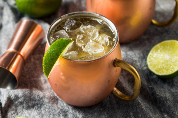istock Boozy Bourbon Kentucky Mule Cocktail 1268595425