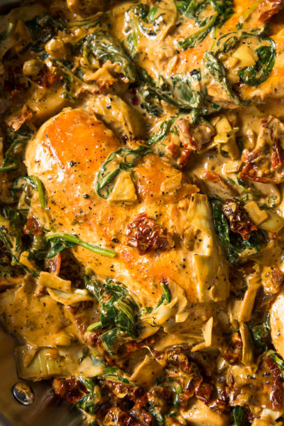 istock Homemade Creamy Italian Tuscan Chicken 1268596381