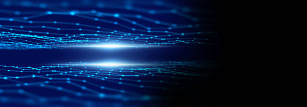 istock defocused image of  fiber optics lights abstract banner 1268605483