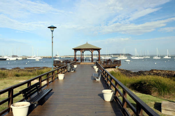 istock Sunny morning on the Mansa beach Pier 1268605524