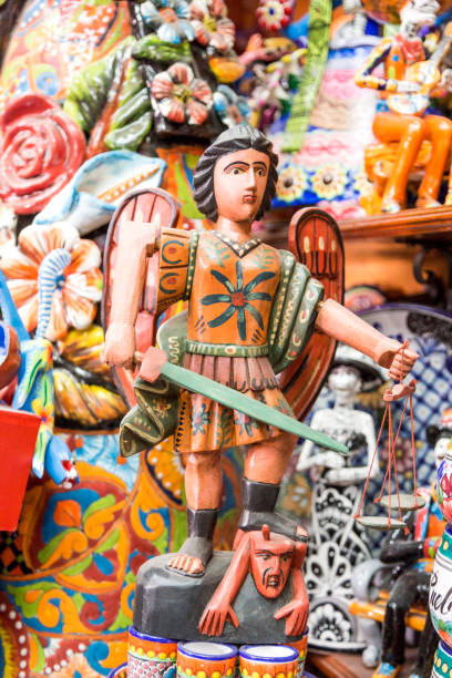 istock Various crafts in typical Mexican market. 1268610149