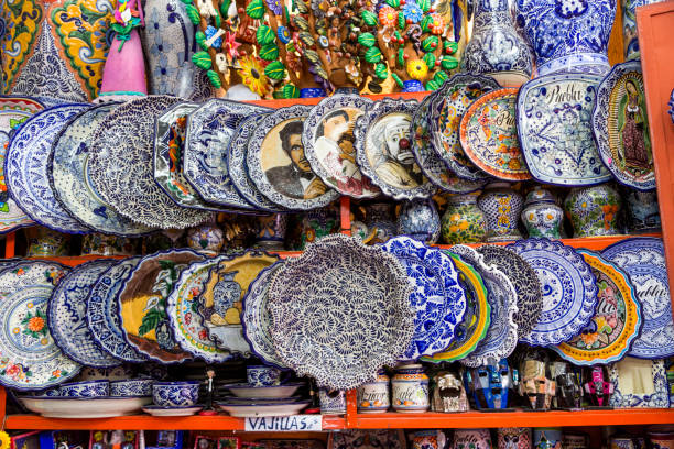istock Various crafts in typical Mexican market. 1268610152