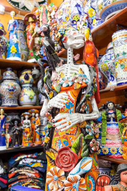 istock Various crafts in typical Mexican market. 1268610176