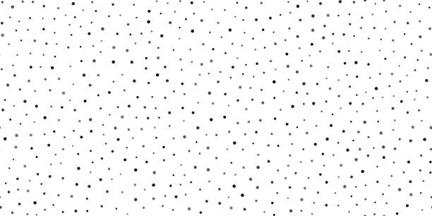 Seamless pattern with random black dots on white background. Vector. Seamless pattern with random black dots on white background. Vector christmas chaos stock illustrations