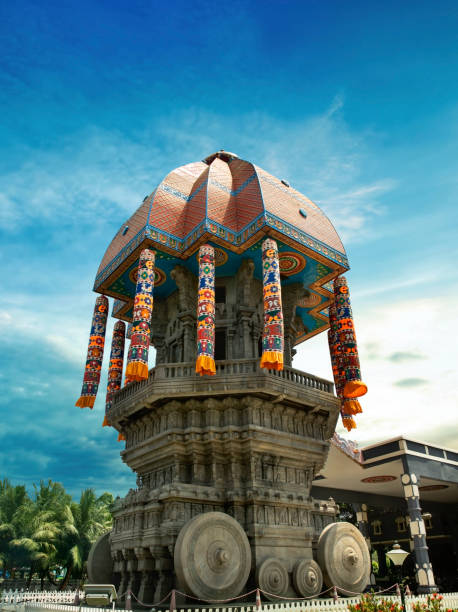 beautiful view of valluvar kottam,auditorium, monument in chennai, tamil nadu, india. the monument is 39 meter high (128 feet) stone car, Replica of the famous temple chariot of Thiruvarur.thiruvallur beautiful view of valluvar kottam,auditorium, monument in chennai, tamil nadu, india.
the monument is 39 meter high (128 feet) stone car, Replica of the famous temple chariot of Thiruvarur.thiruvallur chariot photos stock pictures, royalty-free photos & images