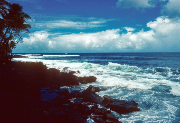 istock Hawaii Big Island - Surf at Black Sand Beach - 1990 1268616449