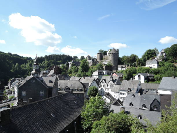 istock Small resort town Monschau in Germany 1268618019