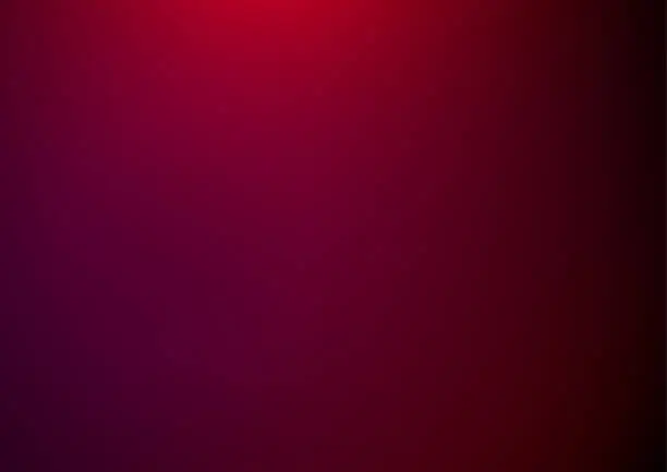 Vector illustration of Dark red abstract blurry background