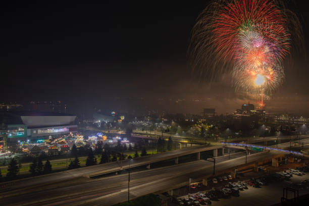istock Fourth of July Fireworks in Duluth, Minnesota 1268622875