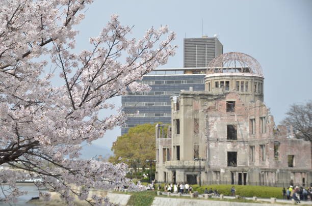 istock Sakura and Atomic bomb dome, Hiroshima, Japan 1268624083
