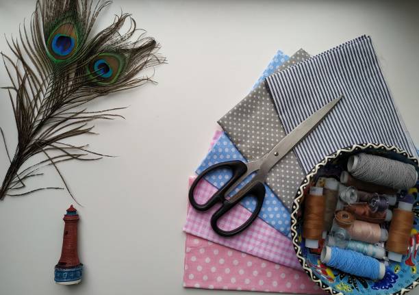 istock layout of accessories for cutting and sewing 1268632456