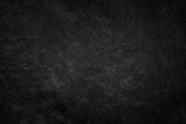 istock Art black concrete stone texture for background in black. Abstract color dry scratched surface wall cover colorful paper scratches shabby vintage Cement and sand grey dark detail covering. 1268634654