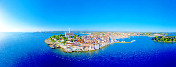 istock Rovinj panorama, Croatia 1268634875
