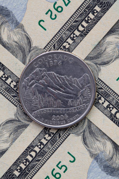 istock A quarter of Colorado on US dollar bills. 1268635157