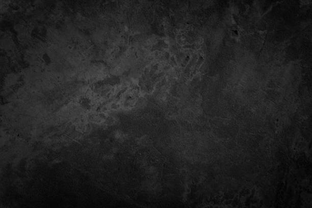 istock Art black concrete stone texture for background in black. Abstract color dry scratched surface wall cover colorful paper scratches shabby vintage Cement and sand grey dark detail covering. 1268643445
