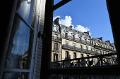 Parisians apartment facades.