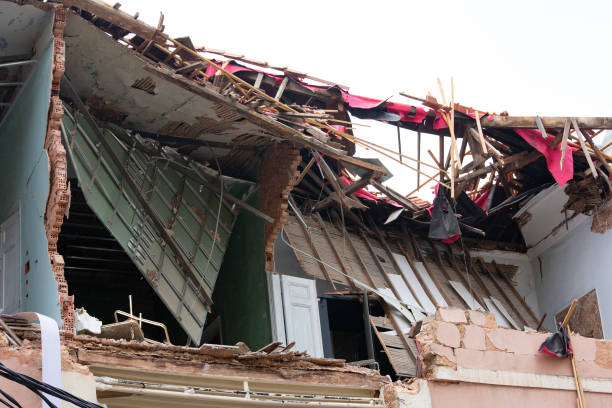 istock old house collapsed in a disaster 1268650436