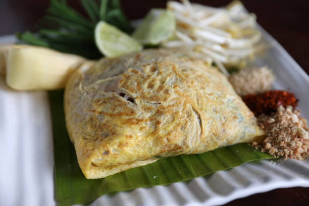 istock Local Thai food padthai fried noodle 1268652113