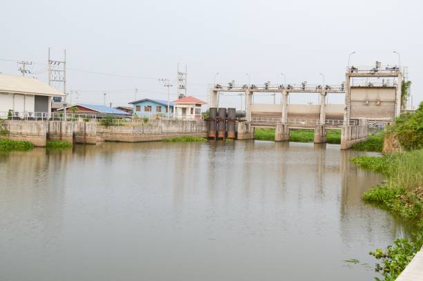 istock public dam in country Chachoengsao Thailand 1268654722