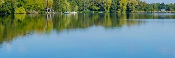 istock Panorama City Park Lake Zwickau Germany 1268654978