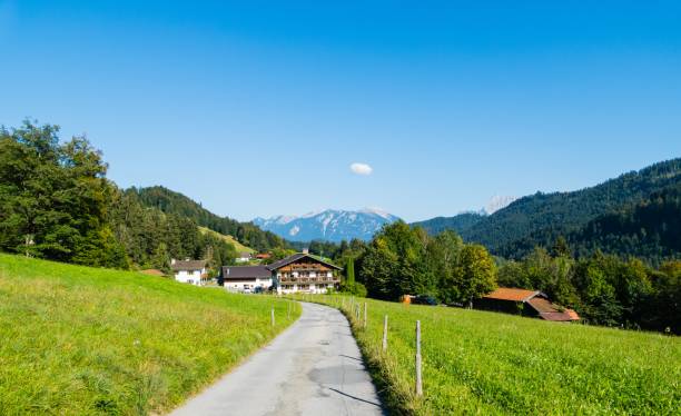 istock Cottage House Alps Bavaria Germany 1268655478