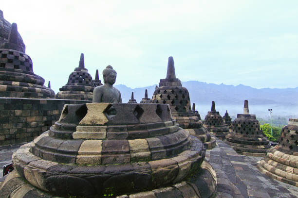 istock Borobudur temple in Yogyakarta, Java Island, Indonesia 1268666074