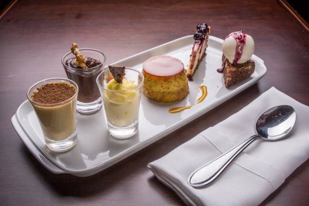 istock Desserts served on a tray 1268666672