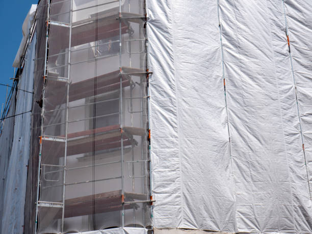 istock Plan over a scaffolding in the construction industry 1268667830