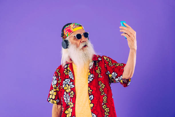 istock Stylish senior man portrait 1268670727