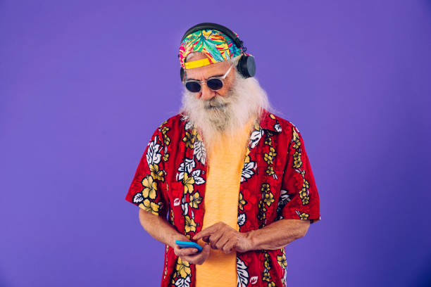 istock Stylish senior man portrait 1268671563
