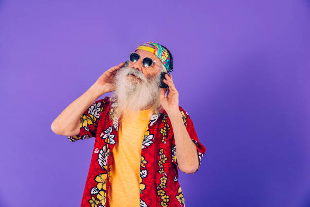 istock Stylish senior man portrait 1268674304