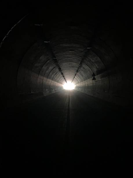 light at the end of the tunnel A message  of hope light at the end of the tunnel stock pictures, royalty-free photos & images