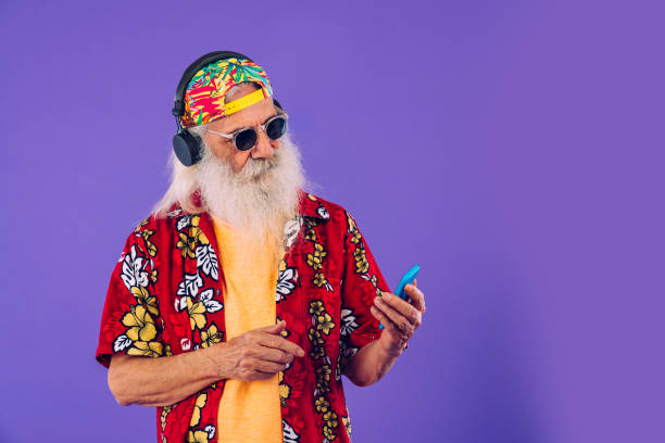 istock Stylish senior man portrait 1268678047
