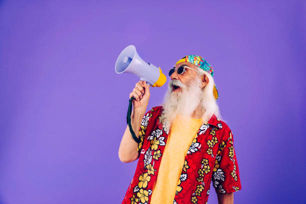 istock Stylish senior man portrait 1268680125