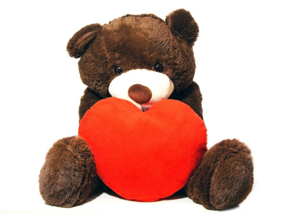 istock Brown bear and heart. Present. Celebration. Valentine's Day. 1268684049
