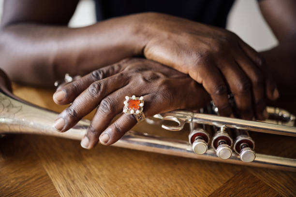 istock The hands of the trumpet player 1268692031