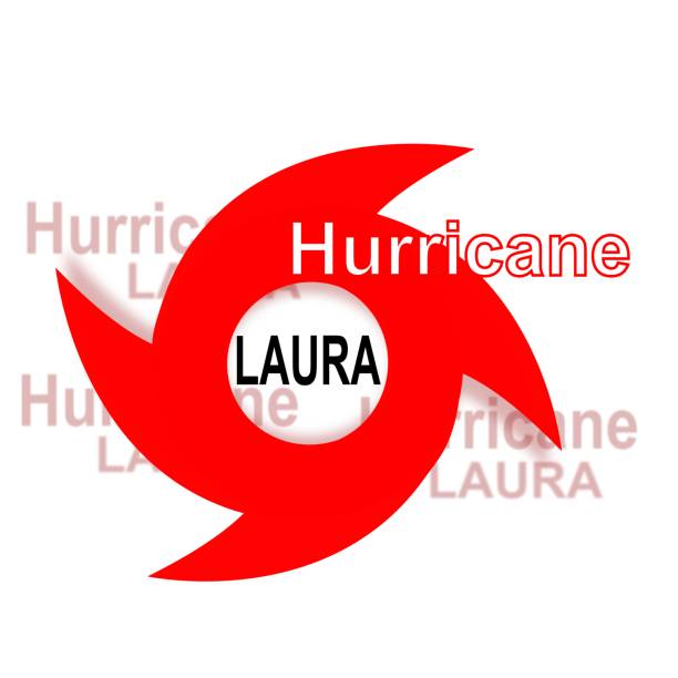 허리케인 로라, 빨간 아이콘 - hurricane florida stock illustrations