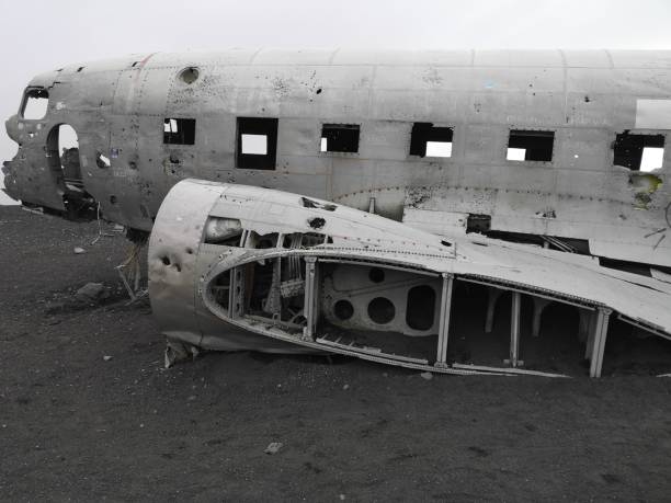 istock Landmarks of Iceland - Aircraft Crash Site 1268705235