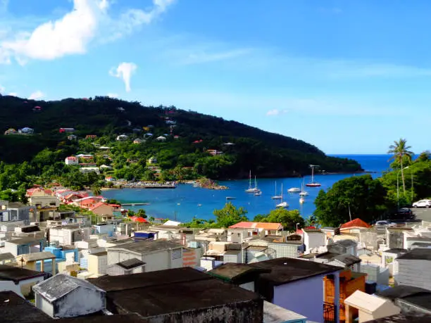 Guadeloupe is a French island in the Caribbean with magnificent beaches, a tropical forest and a volcano.
Deshaies is a small town on the Northwestern shore of Basse-Terre, where nice beaches are located.