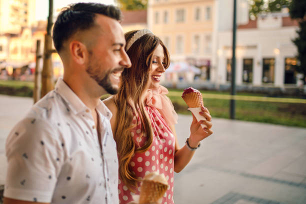 istock She and ice cream is perfect combination 1268712332