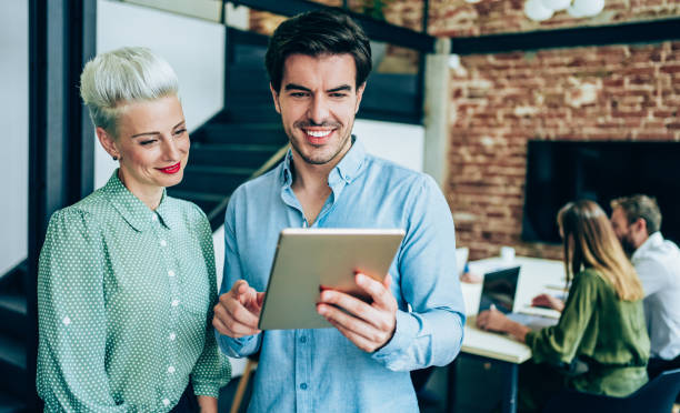istock Business people in the office. 1268719034