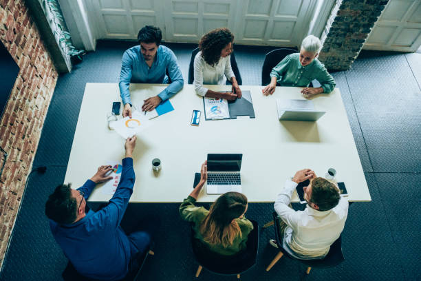 istock Business people in meeting. 1268719039