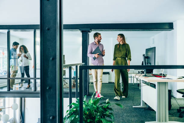 istock Young business people in office. 1268720248