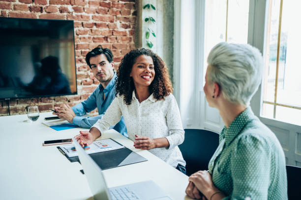 istock Business people in meeting. 1268720790