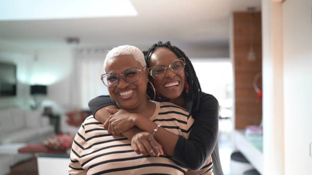 istock Couple embracing at home 1268720980